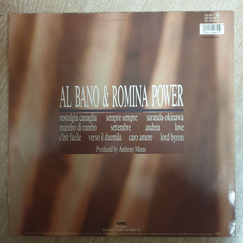 Al Bano & Romina Power  Sempre Sempre -  Vinyl LP Record - Very-Good+ Quality (VG+)
