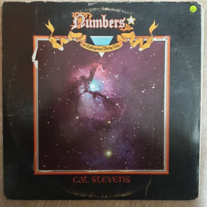 Cat Stevens  Numbers (A Pythagorean Theory Tale) -  Vinyl LP Record - Very-Good+ Quality (VG+)