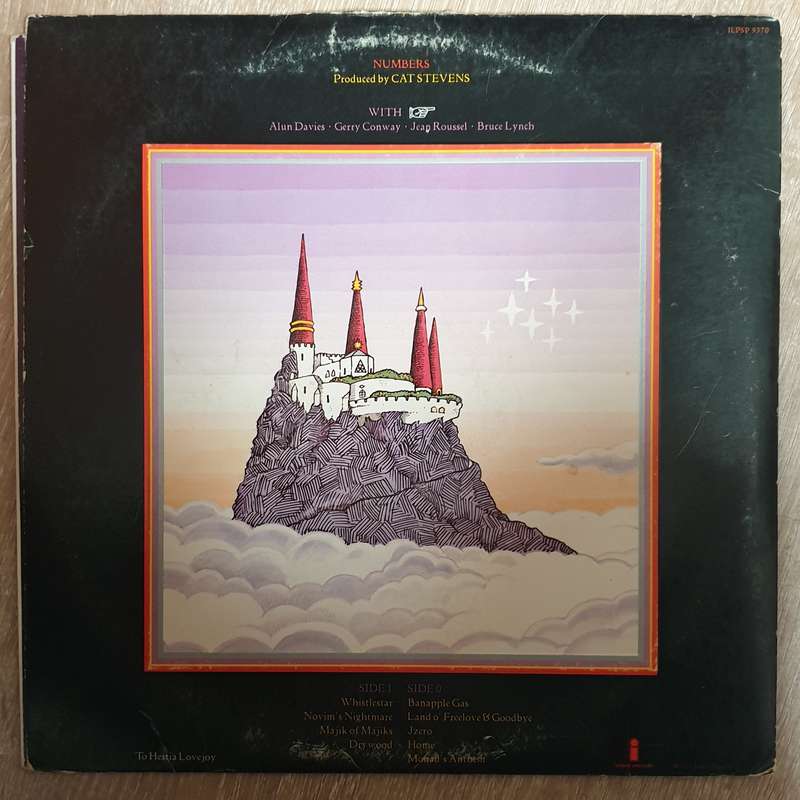 Cat Stevens  Numbers (A Pythagorean Theory Tale) -  Vinyl LP Record - Very-Good+ Quality (VG+)