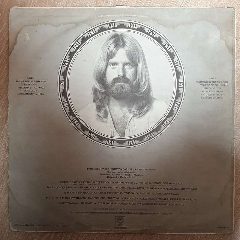 Michael Murphey  Swans Against The Sun  - Vinyl LP Record - Opened  - Very-Good Quality (VG)
