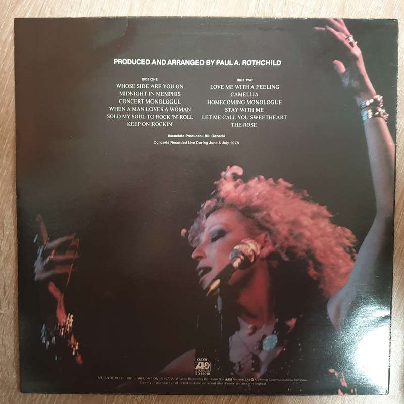 Bette Midler  The Rose (UK) - The Original Soundtrack Recording -  Vinyl LP Record - Very-G...
