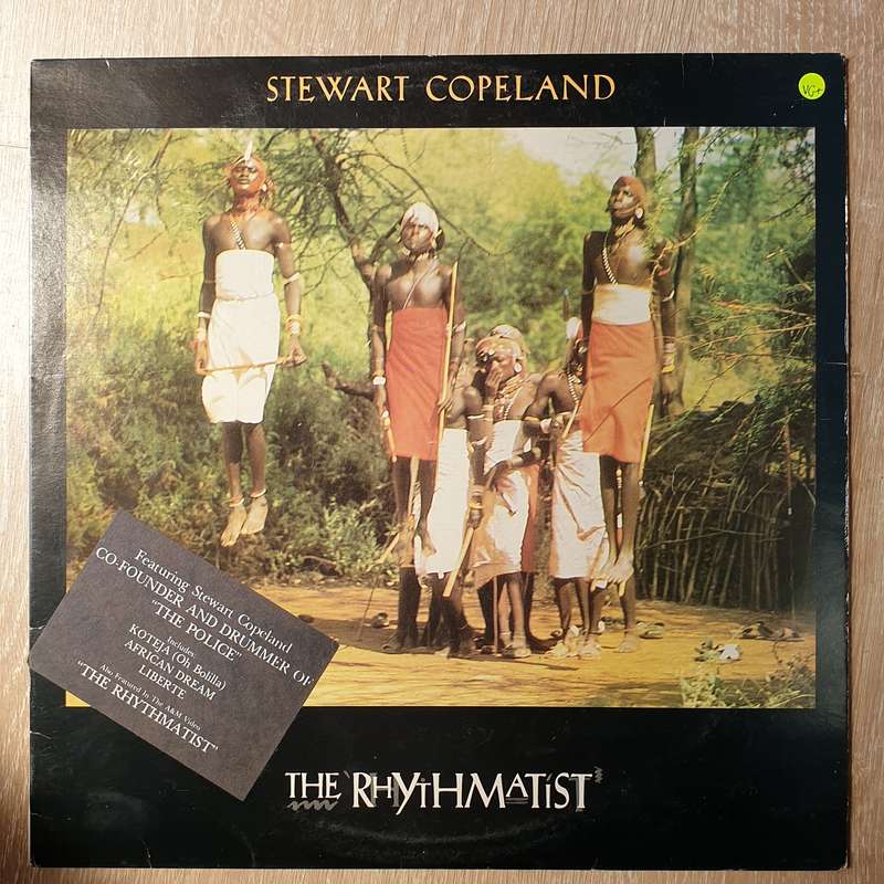Stewart Copeland  The Rhythmatist - Vinyl LP Record - Very-Good+ Quality (VG+)