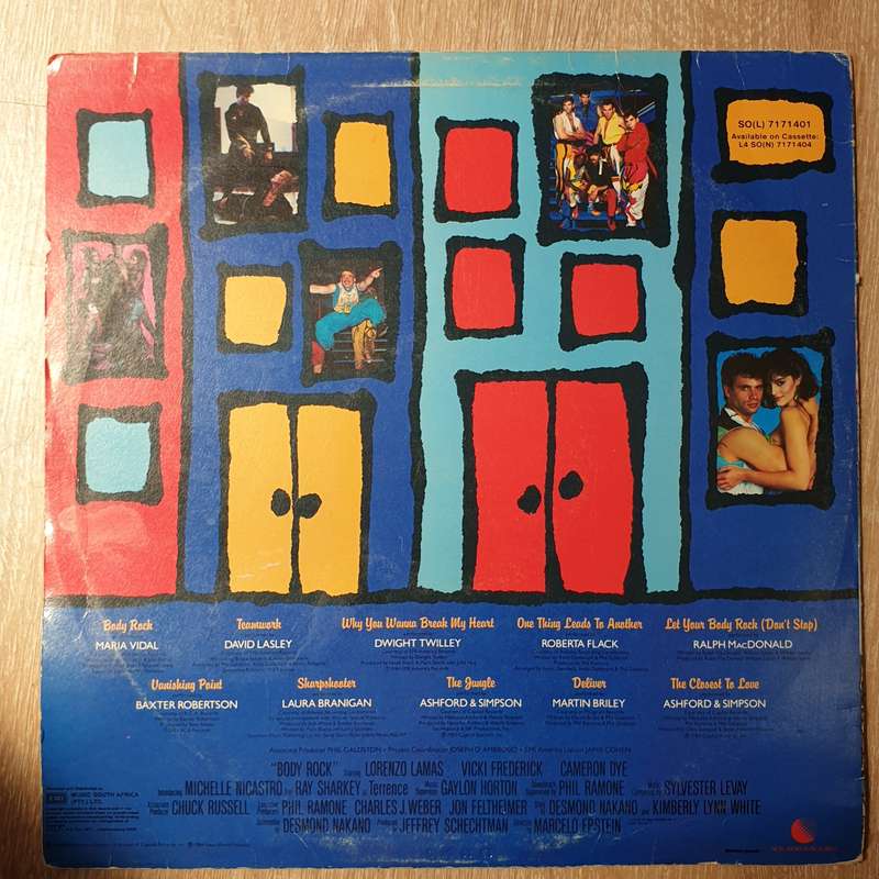 Body Rock  - Original Motion Picture Soundtrack - Vinyl LP Record - Very-Good+ Quality (VG+)