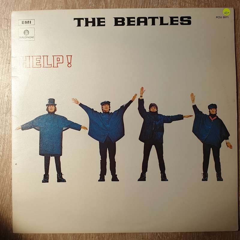 The Beatles  Help! - Vinyl LP Record - Very-Good+ Quality (VG+)