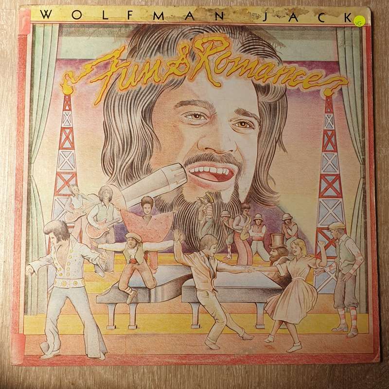 Wolfman Jack  Fun & Romance - Vinyl LP Record - Opened  - Very-Good Quality (VG)