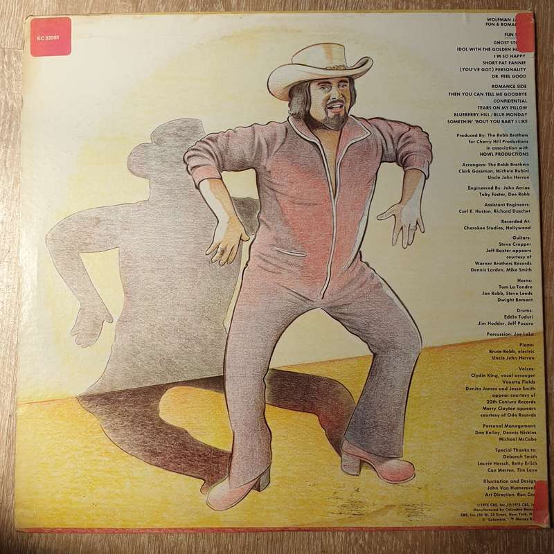 Wolfman Jack  Fun & Romance - Vinyl LP Record - Opened  - Very-Good Quality (VG)