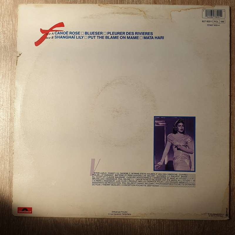 Viktor Lazlo  Canoë Rose - Vinyl LP Record - Very-Good+ Quality (VG+)