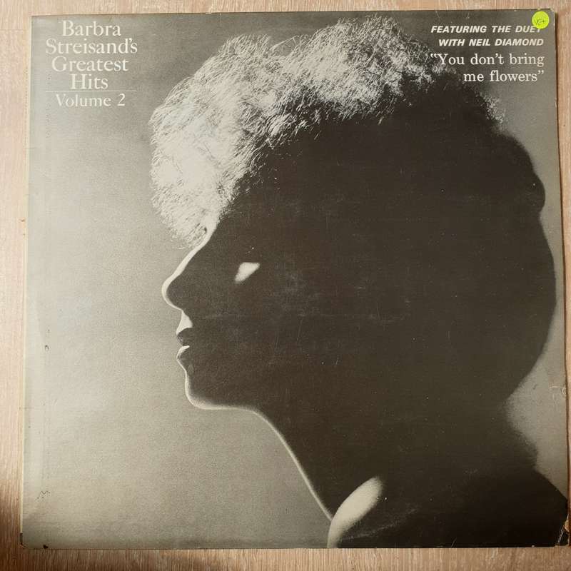 Barbra Streisand  Barbra Streisand's Greatest Hits - Volume 2 - Vinyl LP Record  (VG+)