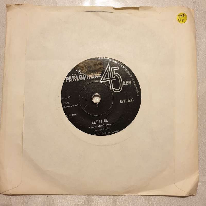 The Beatles  Let It Be - Vinyl 7" Record - Good+ Quality (G+)