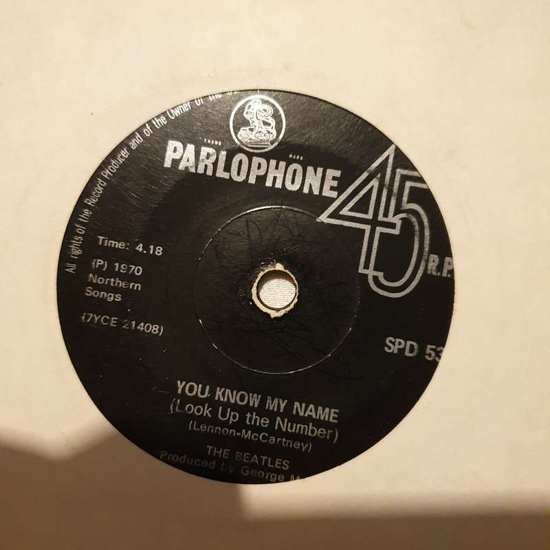 The Beatles  Let It Be - Vinyl 7" Record - Good+ Quality (G+)