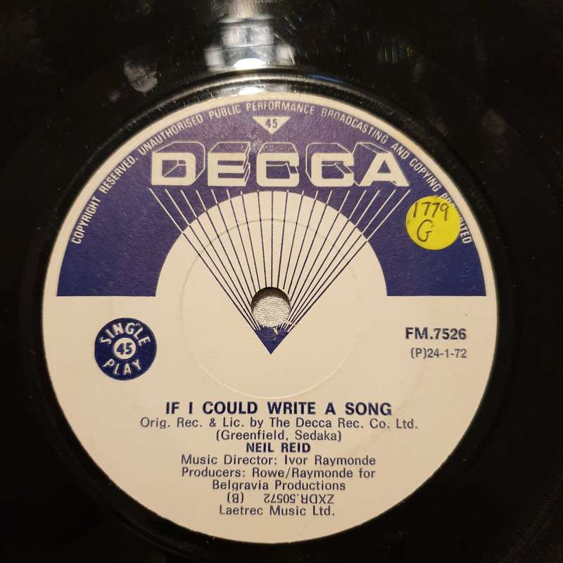 Neil Reid  Mother Of Mine - Vinyl 7" Record - Good Quality (G)