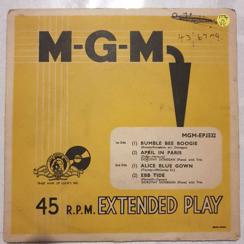 MGM - Various - Extended Play Bumble Bee Boogie... - Vinyl 7" Record - Very-Good- Quality (VG-)