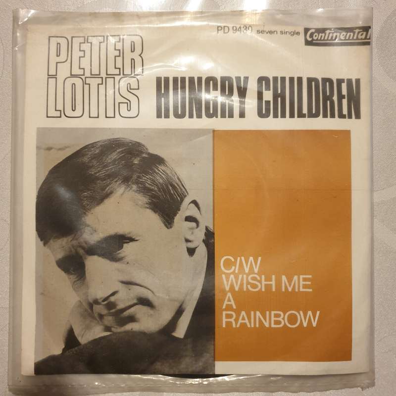 Peter Lotis - Hungry Children - Vinyl 7" Record - Very-Good+ Quality (VG+)