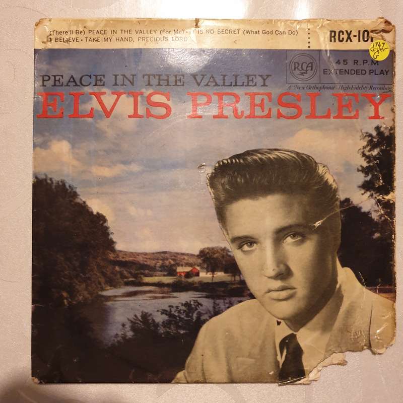 Elvis Presley  Peace In The Valley - Vinyl 7" Record - Good Quality (G)