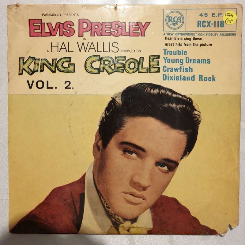 Elvis Presley  King Creole Vol.2 - Vinyl 7" Record - Good+ Quality (G+)