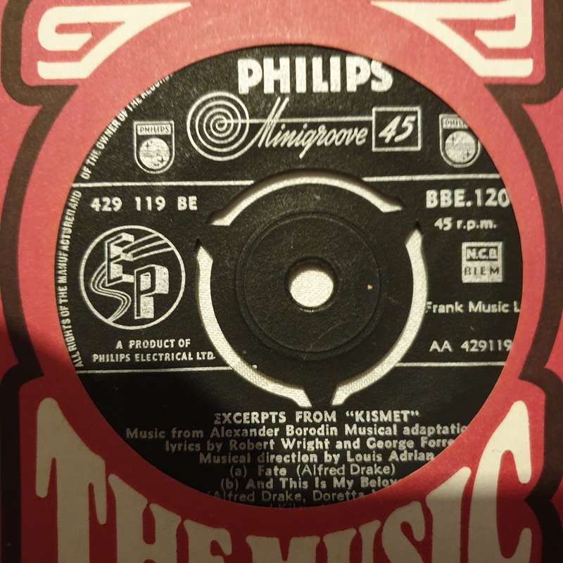 Alfred Drake  Kismet - Vinyl 7" Record - Good Quality (G)