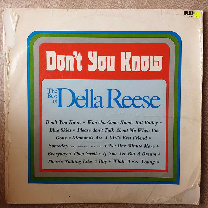 Della Reese  Don't You Know - The Best Of ... - Vinyl LP Record - Opened  - Good Quality (G)