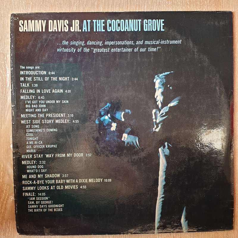Sammy Davis Jr.  At The Cocoanut Grove  -  Double  Vinyl LP Record - Very-Good+ Quality (VG+)