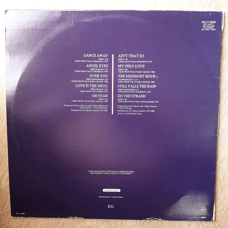 Roxy Music  The Atlantic Years 1973-1980 -   Vinyl LP Record - Very-Good+ Quality (VG+)