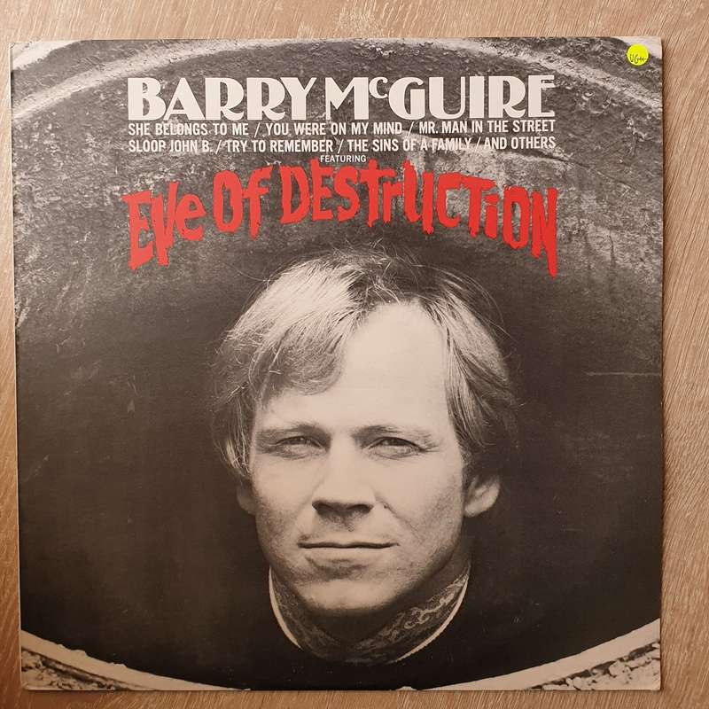 Barry McGuire  Eve Of Destruction -  Vinyl LP Record - Very-Good+ Quality (VG+)