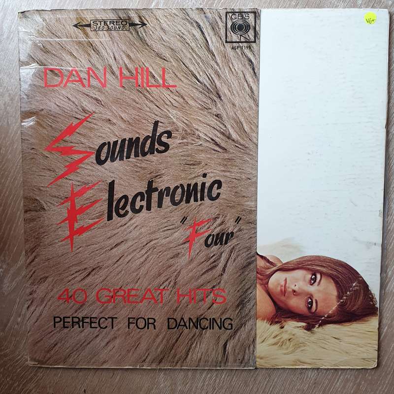 Dan Hill - Sounds Electronic Four - 4 -  Vinyl LP Record - Very-Good+ Quality (VG+)
