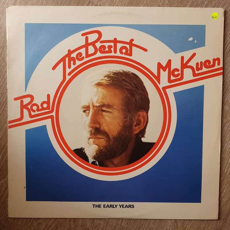 Rod McKuen  The Best Of Rod McKuen - The Early Years -   Vinyl LP Record - Very-Good+ Quali...