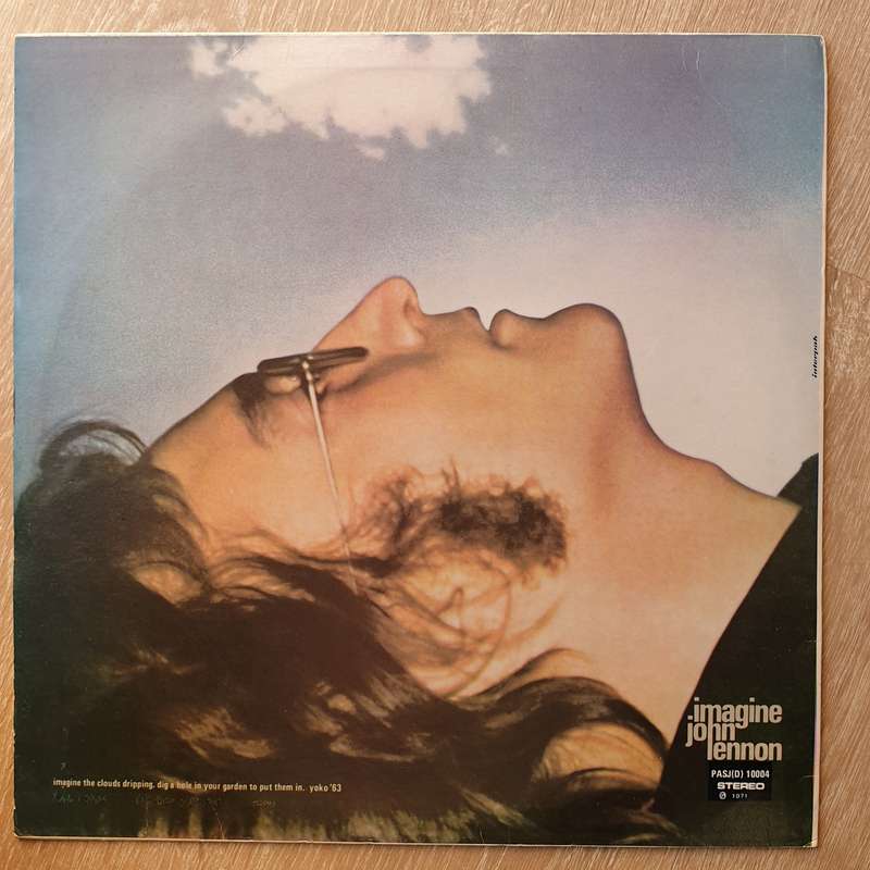 John Lennon  Imagine -  Vinyl LP Record - Very-Good+ Quality (VG+)