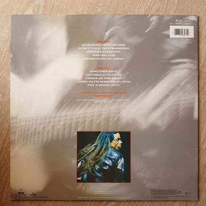 Eddy Grant  File Under Rock -  Vinyl LP Record - Opened  - Very-Good- Quality (VG-)