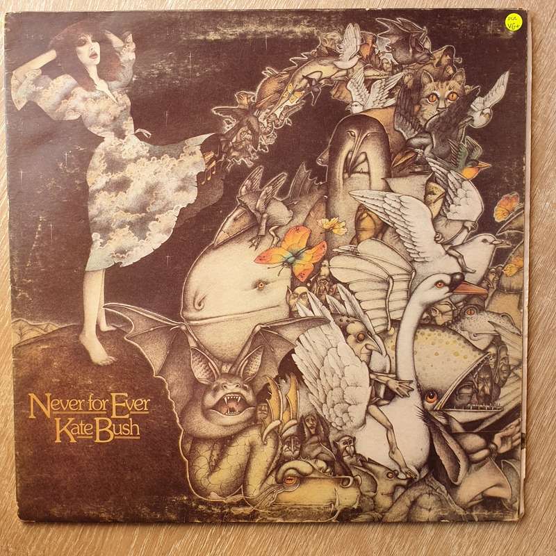 Kate Bush  Never For Ever - Vinyl LP Record - Very-Good+ Quality (VG+)