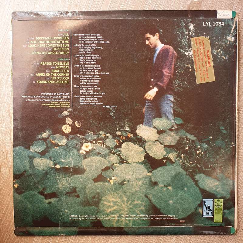 Gary Lewis  Listen! - Vinyl LP Record - Very-Good+ Quality (VG+)