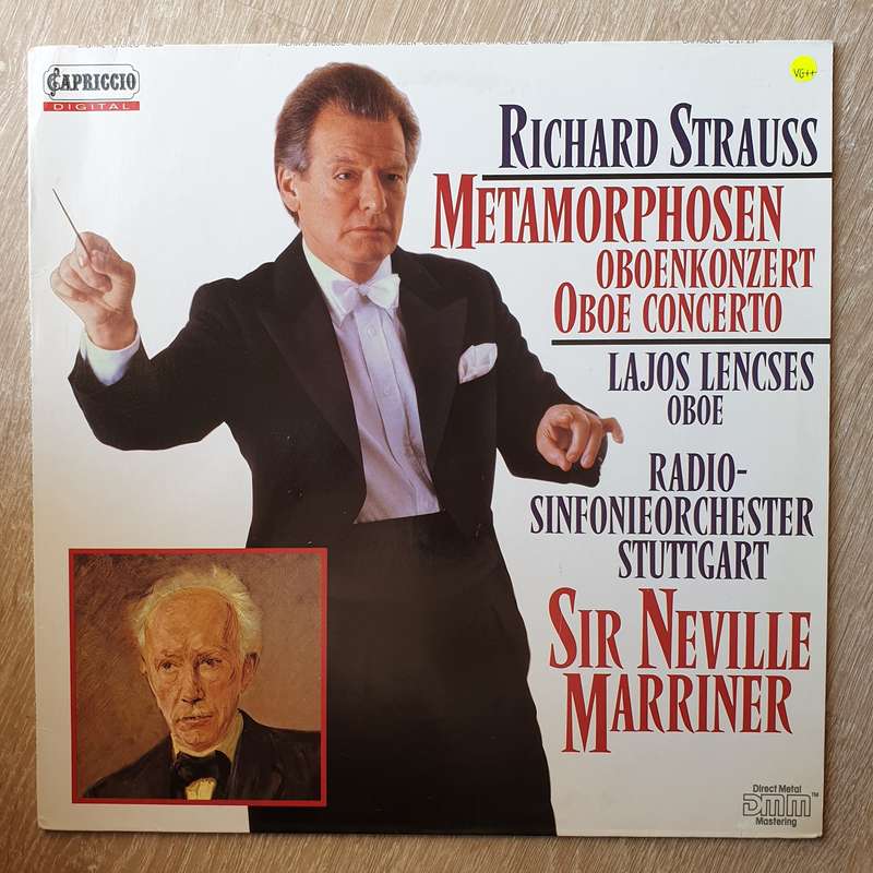 Richard Strauss  - Oboe Lajos Lencses - Audiophile DMM - Direct Metal Master (Germany) - Oboe Con...