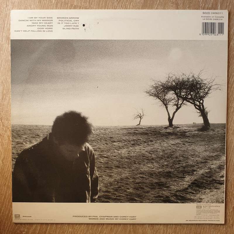 Corey Hart - Fields of Fire - Vinyl LP Record - Very-Good+ Quality (VG+)