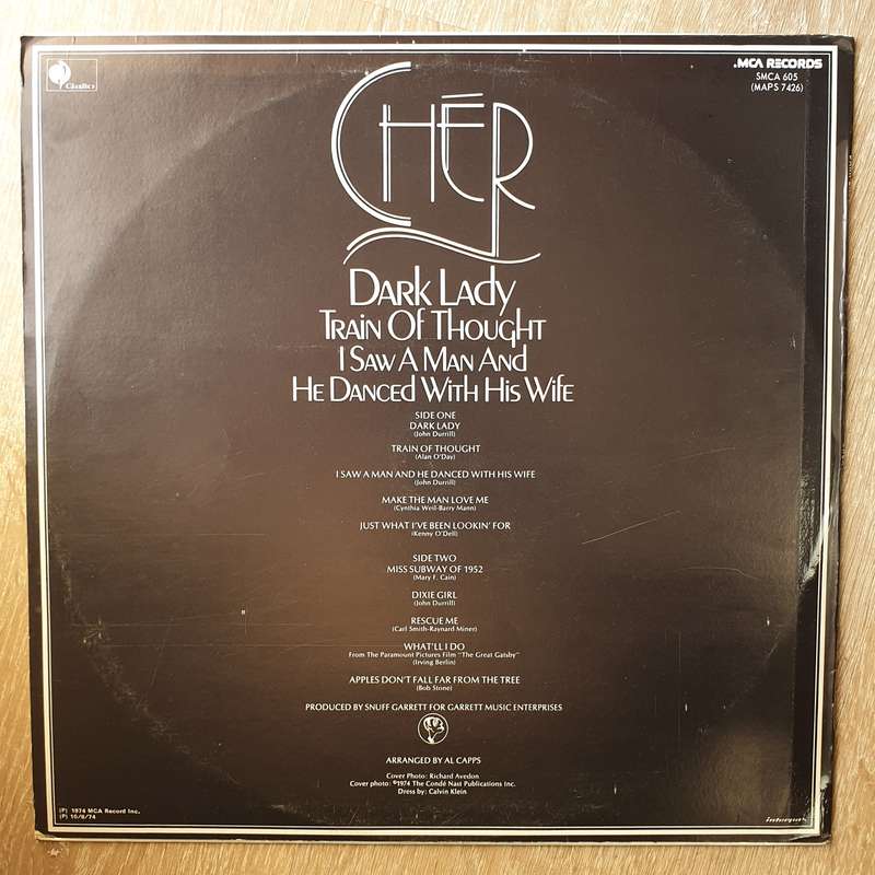Cher  Dark Lady - Vinyl LP Record - Very-Good+ Quality (VG+)