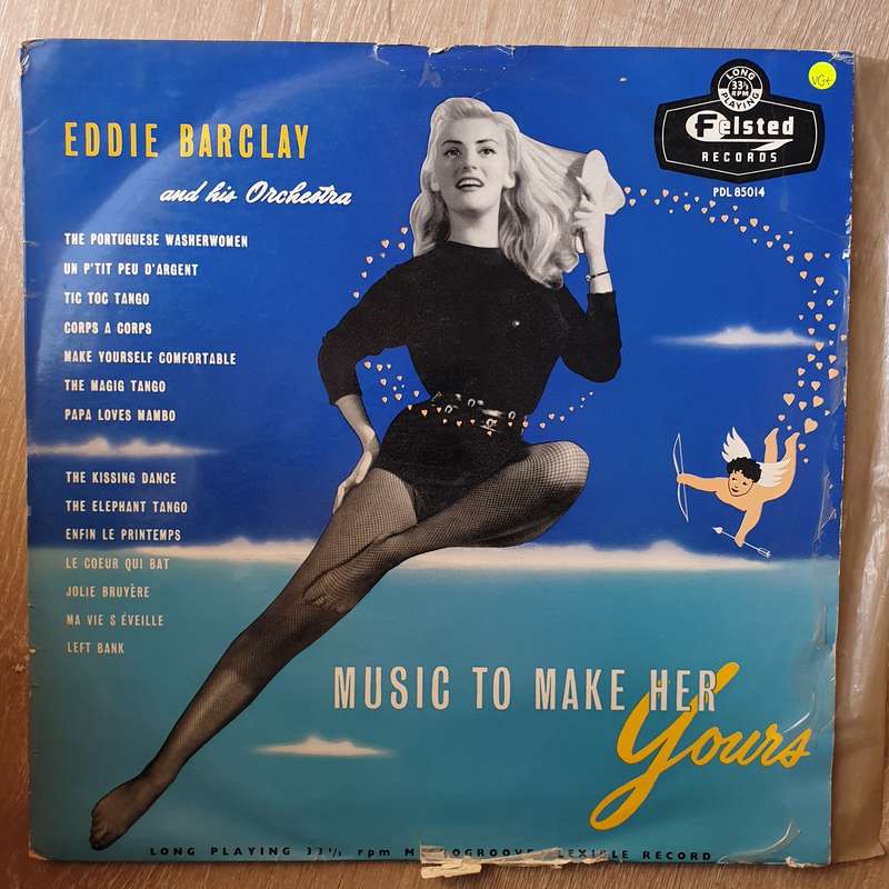 Eddie Barclay And His Orchestra  Music To Make Her Yours - Vinyl LP Record - Very-Good+ Qua...