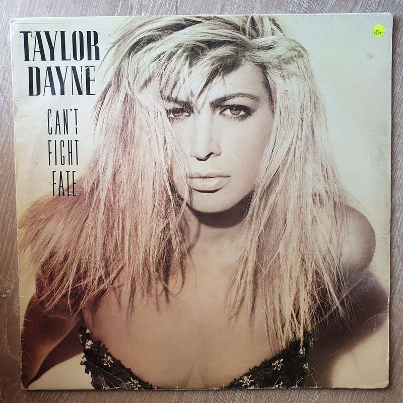 Taylor Dayne  Can't Fight Fate - Vinyl LP Record - Very-Good+ Quality (VG+)