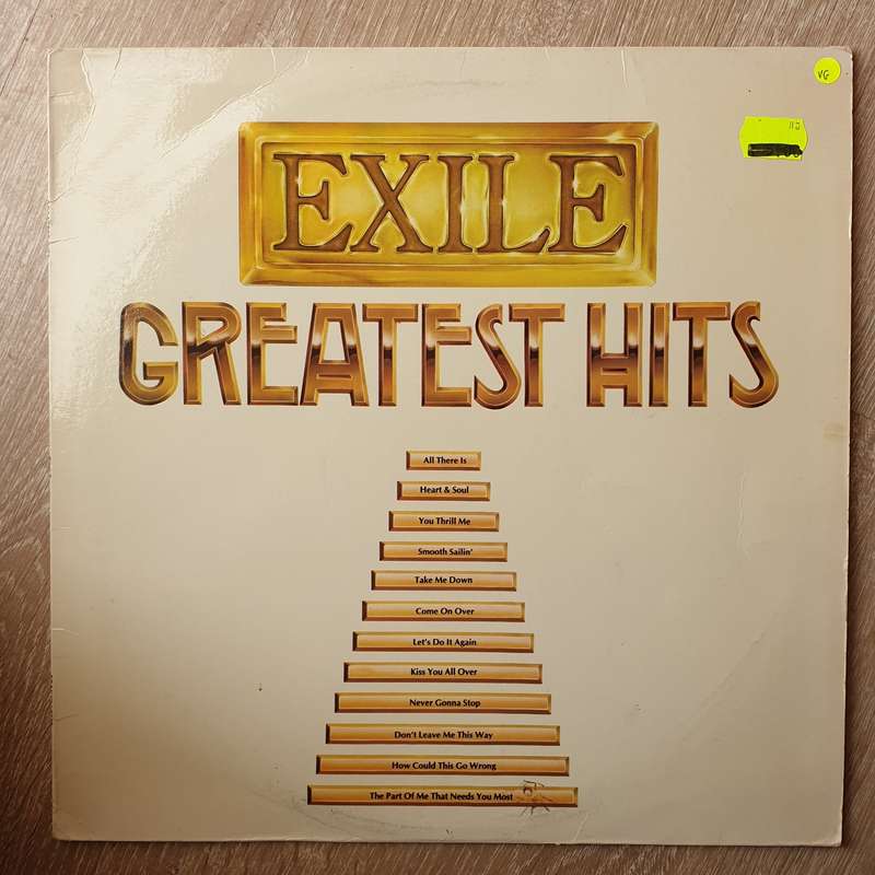 Exile - Greatest Hits -  Vinyl LP Record - Opened  - Very-Good Quality (VG)