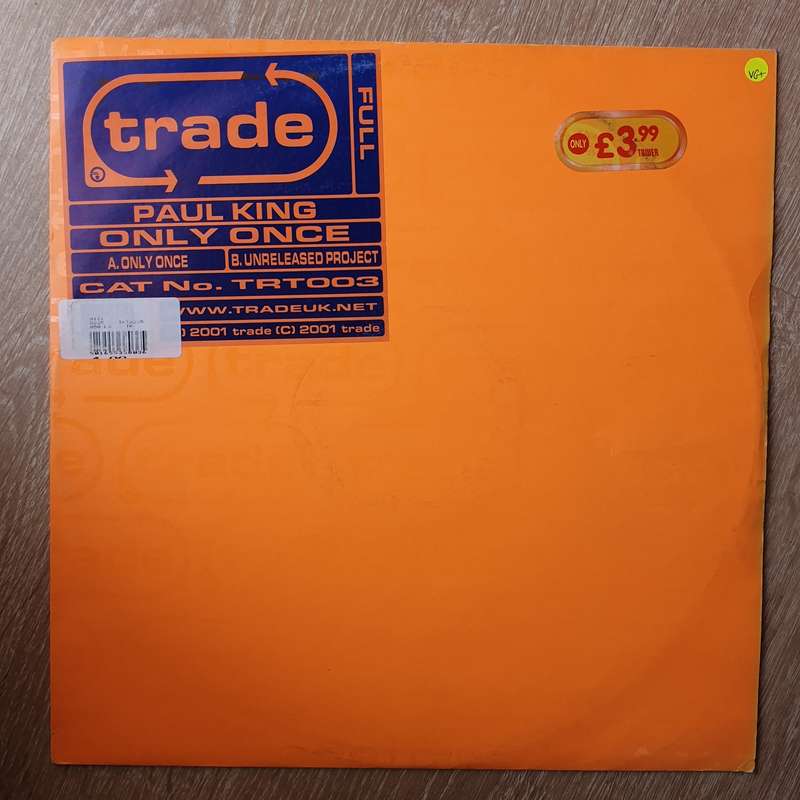Paul King  Only Once - Vinyl LP Record - Very-Good+ Quality (VG+)