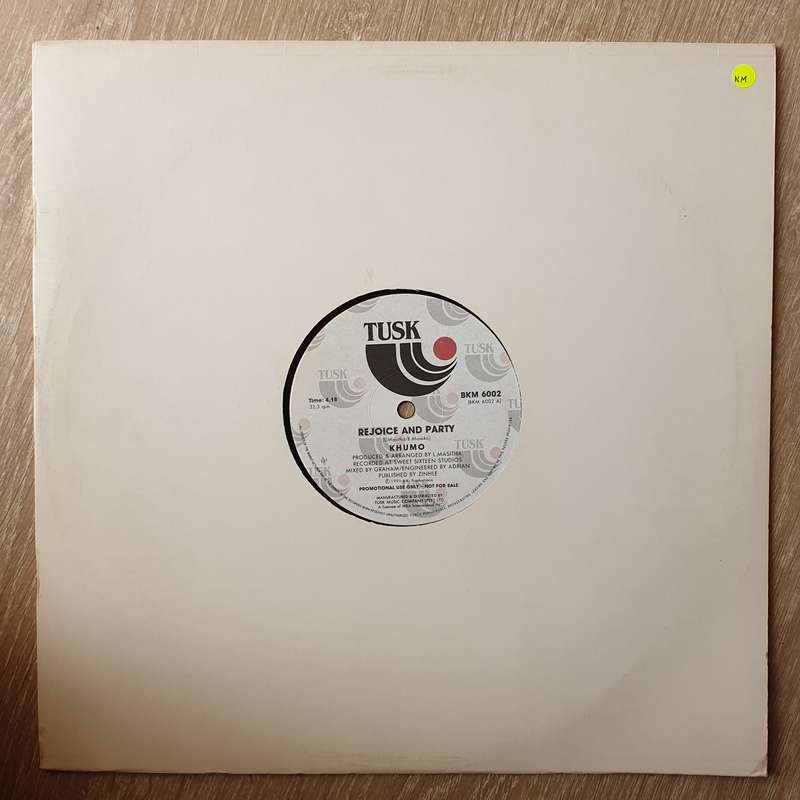 Khumo - Rejoice and Party - Vinyl LP Record - Very-Good+ Quality (VG+)