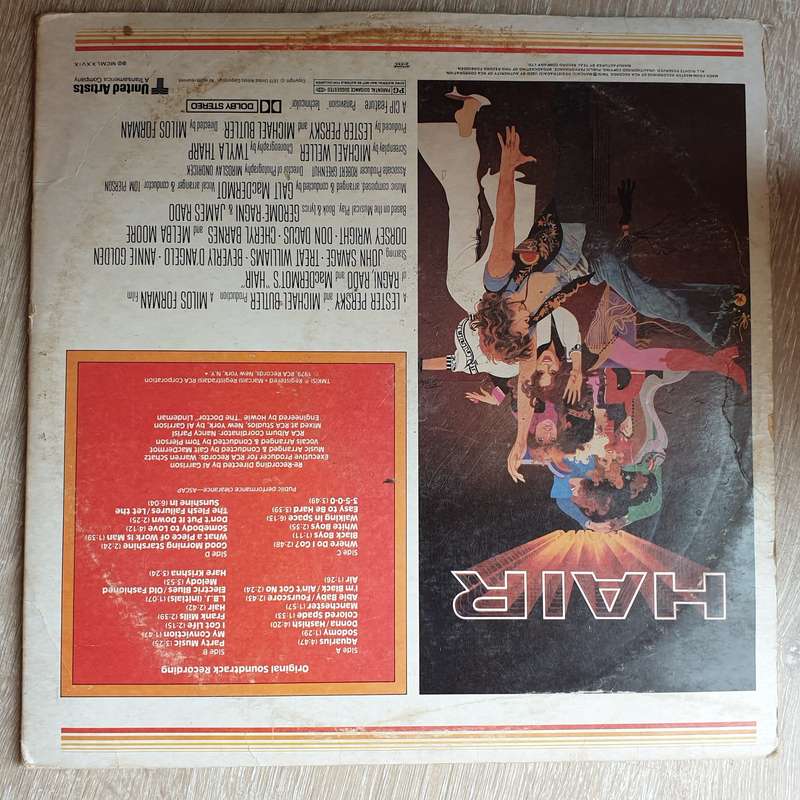 Hair - Original Soundtrack Recording  - Double Vinyl LP Record - Opened  - Very-Good Quality (VG)