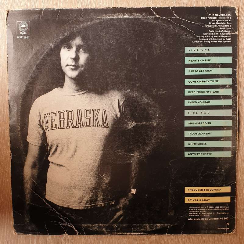 Randy Meisner - One More Song  - Vinyl LP Record (G)