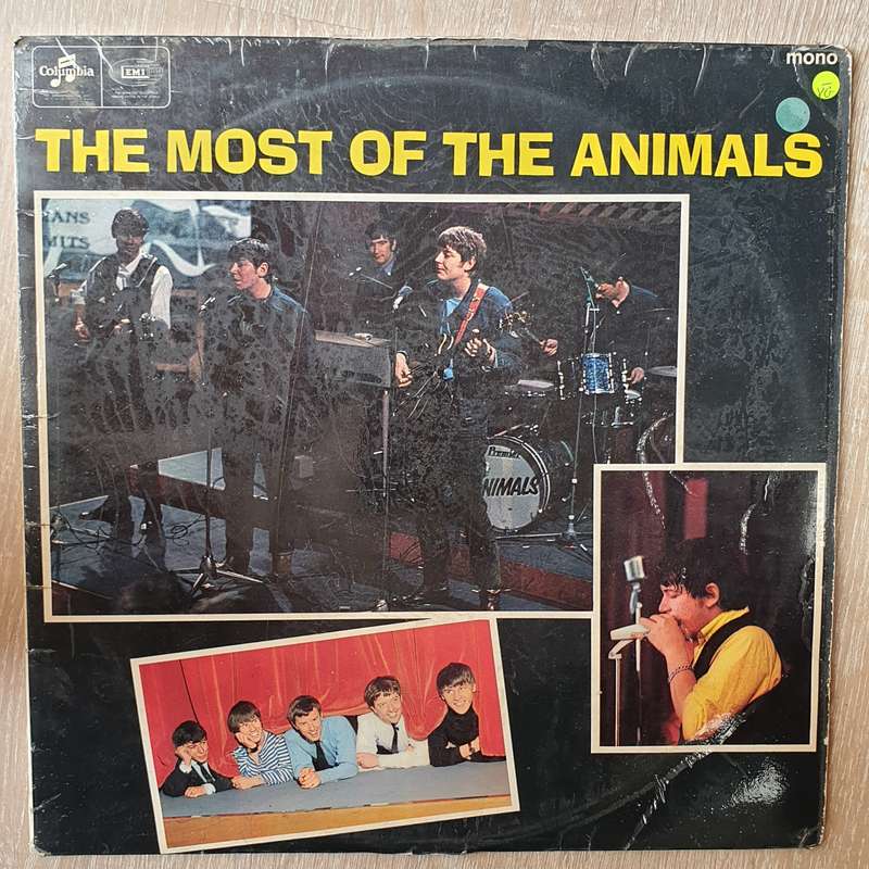 The Animals  The Most Of The Animals (33JSX) -  Vinyl LP Record (VG-)