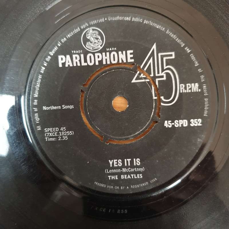 The Beatles  Ticket To Ride - Vinyl 7" Record - Good Quality (G)