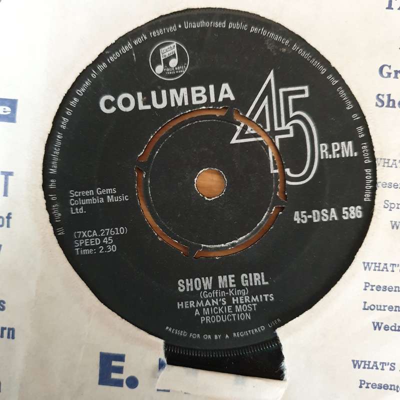 Herman's Hermits  Mrs. Brown You've Got A Lovely Daughter / Show Me Girl - Vinyl 7" Record ...