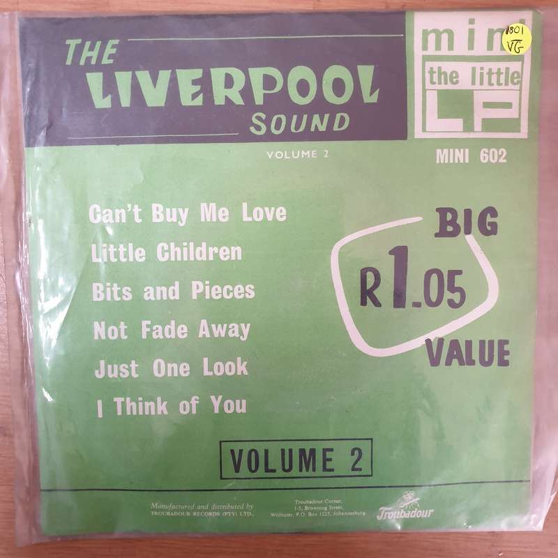 The Liverpool Sound Volume 2  - Vinyl 7" Record - Very-Good- Quality (VG-)