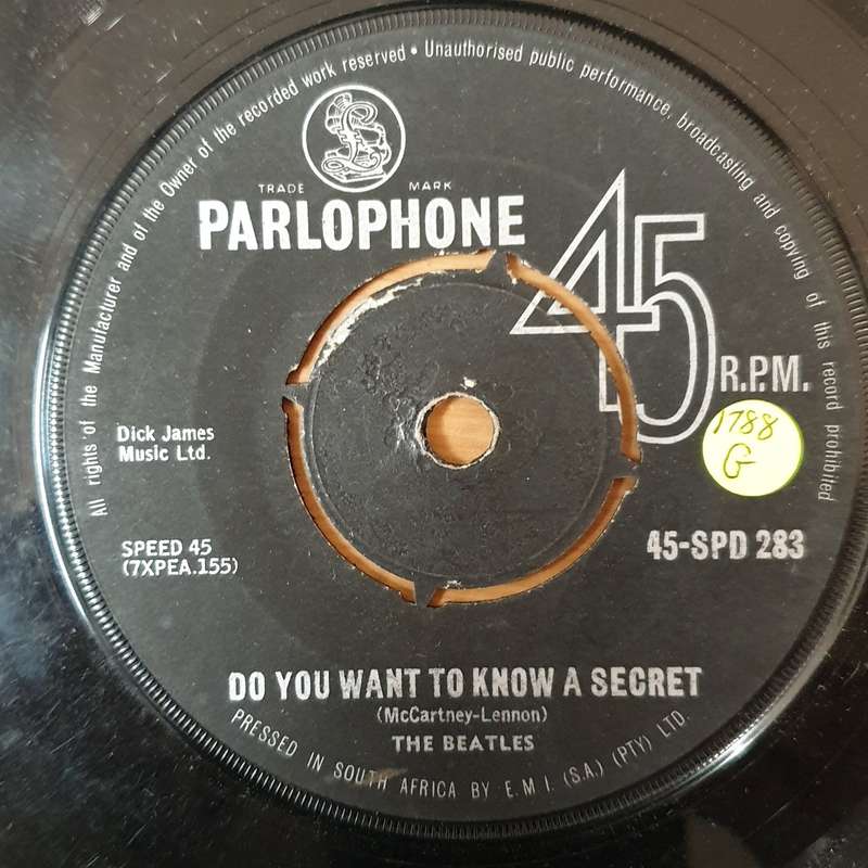 The Beatles  Do You Want To Know A Secret/ Twist And Shout - Vinyl 7" Record - Good Quality...