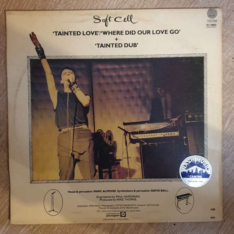 Soft Cell  Tainted Love / Where Did Our Love Go -  Vinyl LP Record - Very-Good+ Quality (VG+)