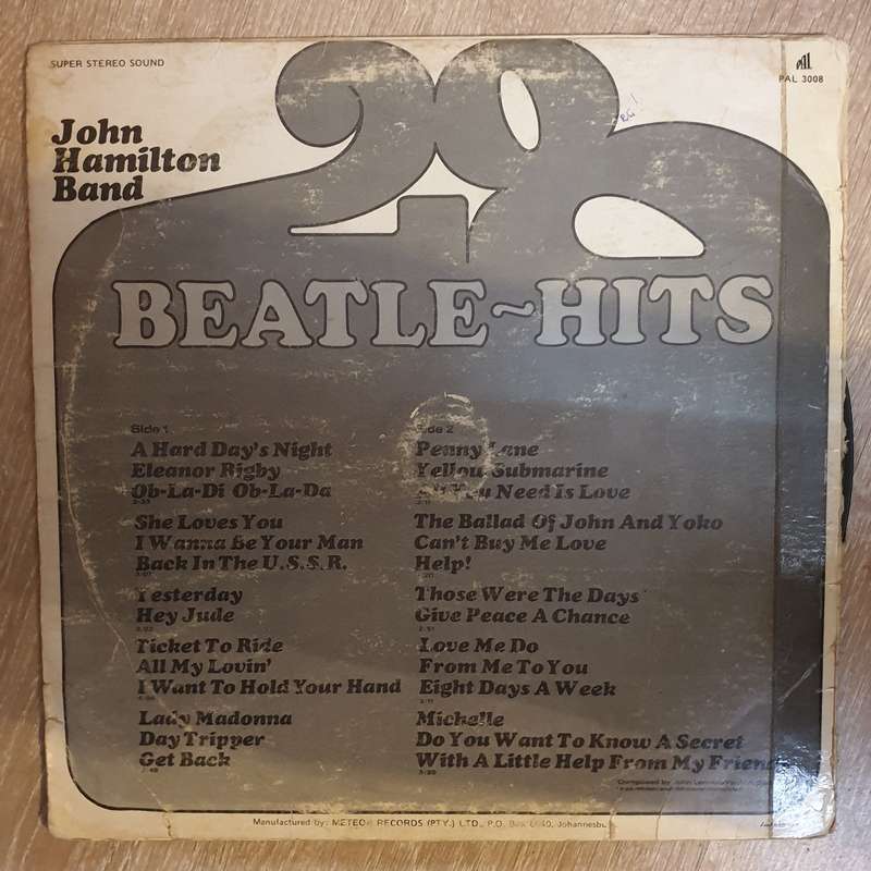 John Hamilton Band  28 Beatle-Hits -  Vinyl LP Record - Very-Good+ Quality (VG+)