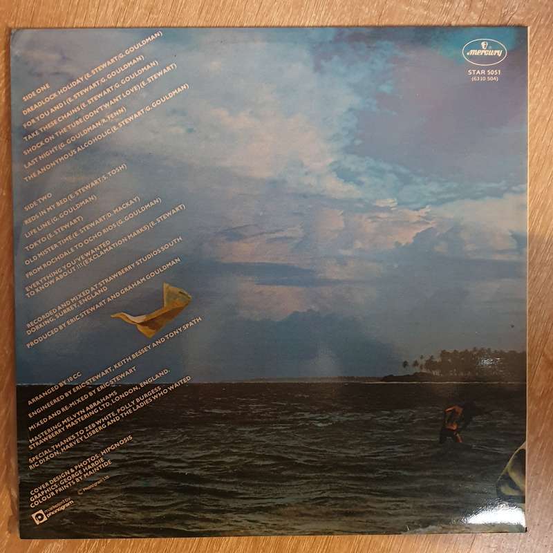 10cc  Bloody Tourists -  Vinyl LP Record - Very-Good+ Quality (VG+)