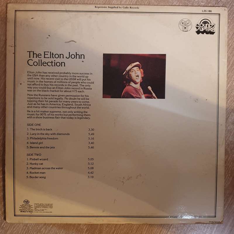The Elton John Collection - Vinyl LP Record - Opened  - Very-Good Quality (VG)