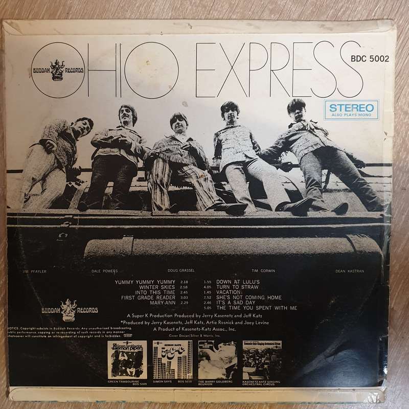 Ohio Express  The Ohio Express -  Vinyl LP Record - Opened  - Fair/Good Quality (F/G) (Viny...